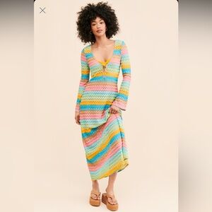 Show Me Your Mumu Striped Cover Up 💕